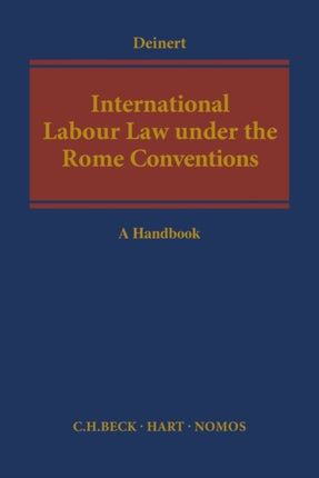 International Labour Law under the Rome Conventions: A Handbook