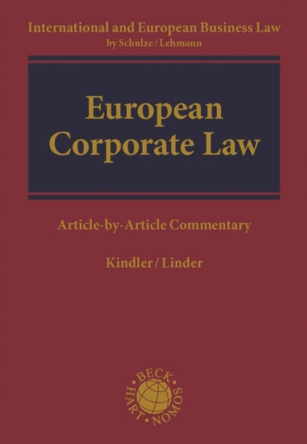 European Corporate Law: Article-by-Article Commentary