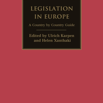 Legislation in Europe: A Country by Country Guide