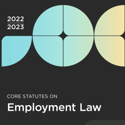 Core Statutes on Employment Law 2022-23