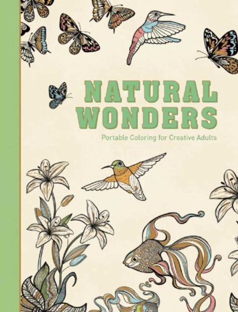 Natural Wonders Portable Coloring for Creative Adults Adult Coloring Books