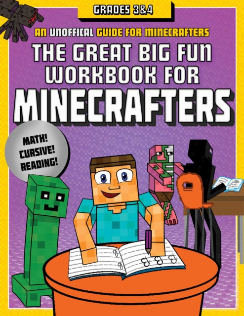 The Great Big Fun Workbook for Minecrafters Grades 3  4 An Unofficial Workbook