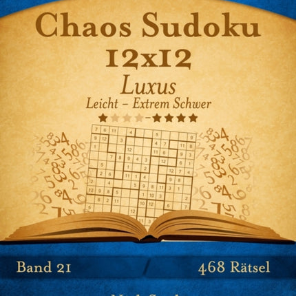 Chaos Sudoku 12x12 Luxus - Leicht bis Extrem