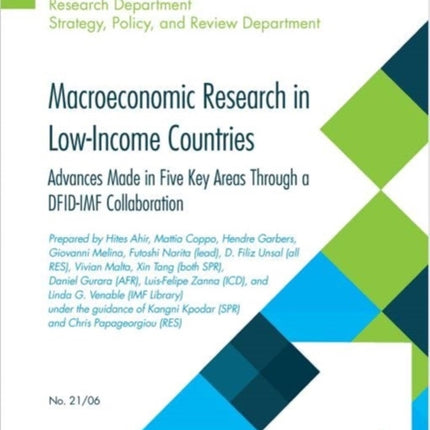Macroeconomic Research in Low-income Countries