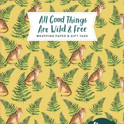 All Good Things Are Wild and Free Wrapping Paper and Gift Tags