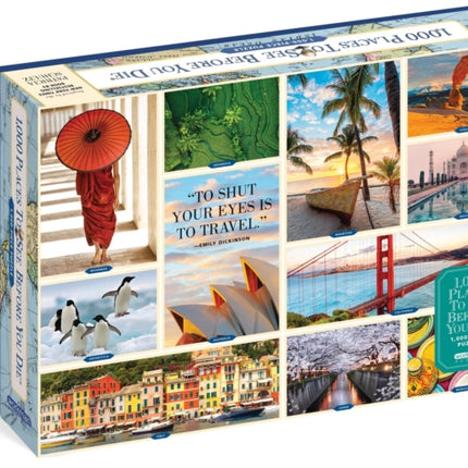 1000 Places to See Before You Die 1000Piece Puzzle