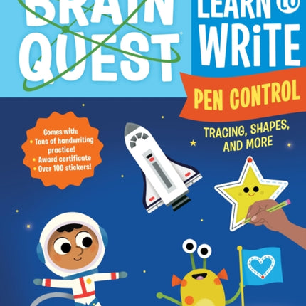 Brain Quest Learn to Write: Pen Control, Tracing, Shapes, and More