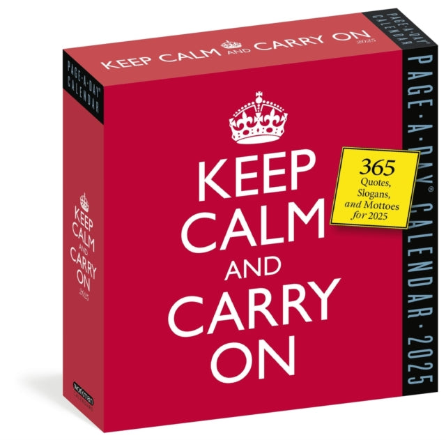 Keep Calm and Carry On PageADay Calendar 2025