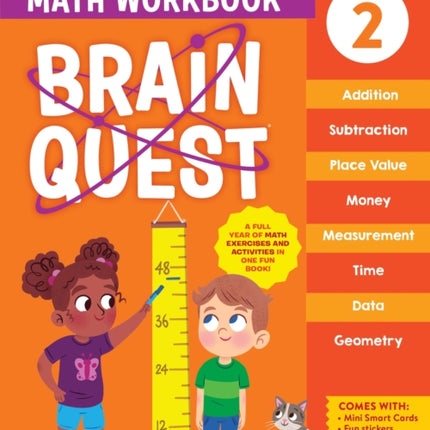 Brain Quest Math Workbook 2nd Grade