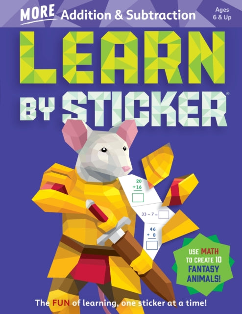 Learn by Sticker More Addition  Subtraction