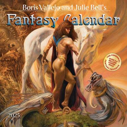 Boris Vallejo and Julie Bells Fantasy Wall Calendar 2025