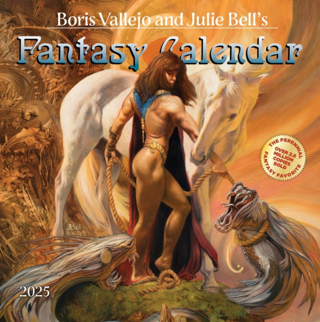 Boris Vallejo and Julie Bells Fantasy Wall Calendar 2025