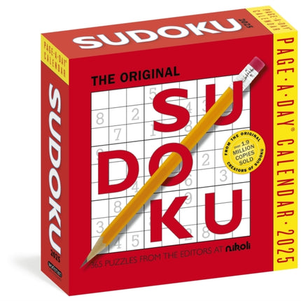 Original Sudoku PageADay Calendar 2025