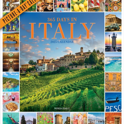 365 Days in Italy PictureADay Wall Calendar 2025