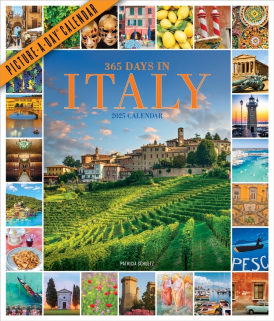 365 Days in Italy PictureADay Wall Calendar 2025