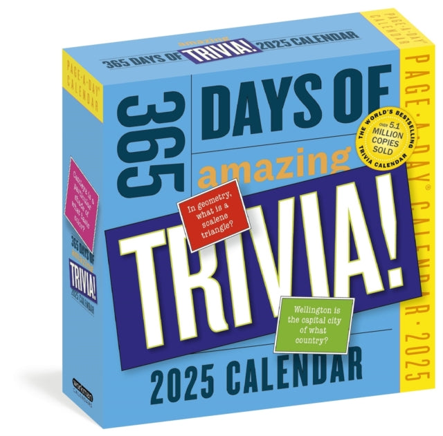 365 Days of Amazing Trivia PageADay Calendar 2025