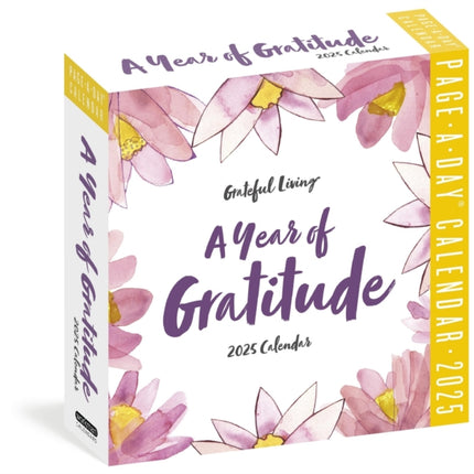 Year of Gratitude PageADay Calendar 2025