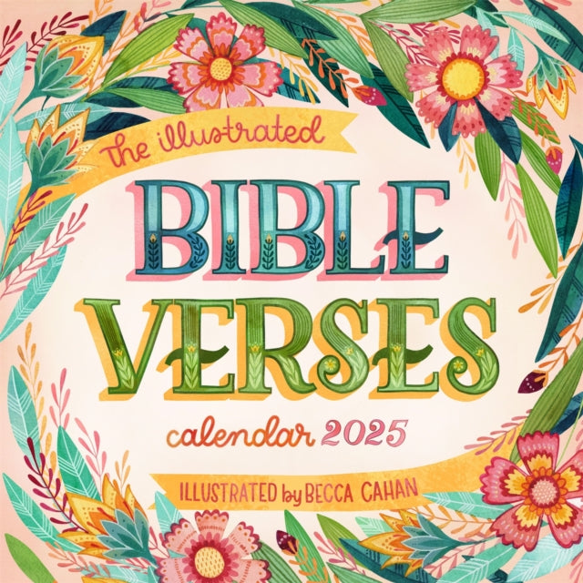 Illustrated Bible Verses Wall Calendar 2025