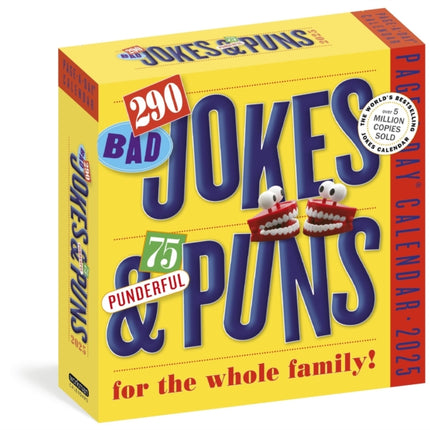 290 Bad Jokes  75 Punderful Puns PageADay Calendar 2025