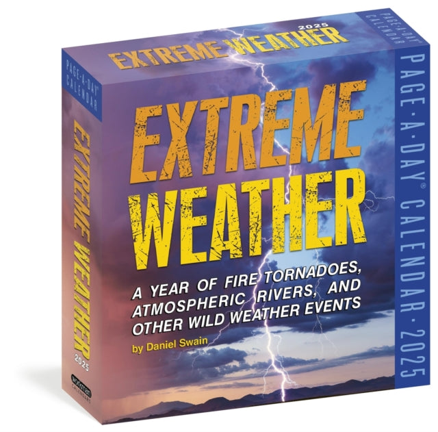 Extreme Weather PageADay Calendar 2025