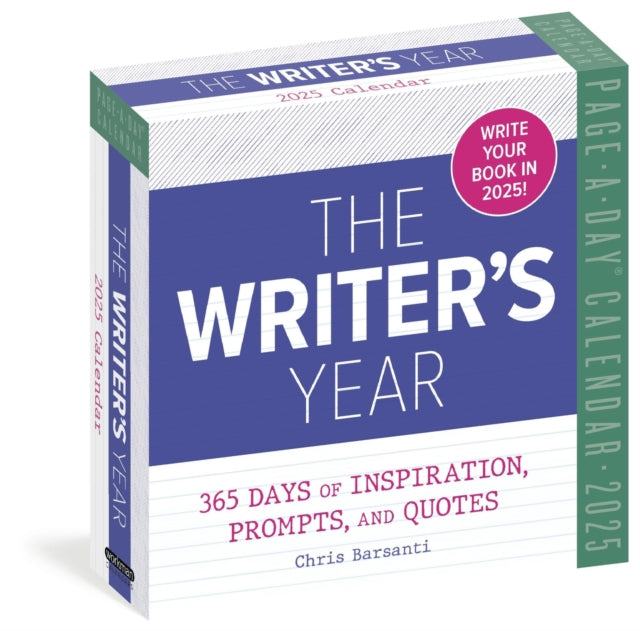 Writers Year PageADay Calendar 2025