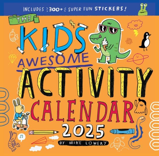 Kids Awesome Activity Wall Calendar 2025