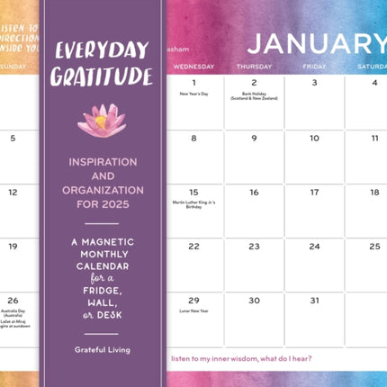 Everyday Gratitude Inspiration and Organization for 2025