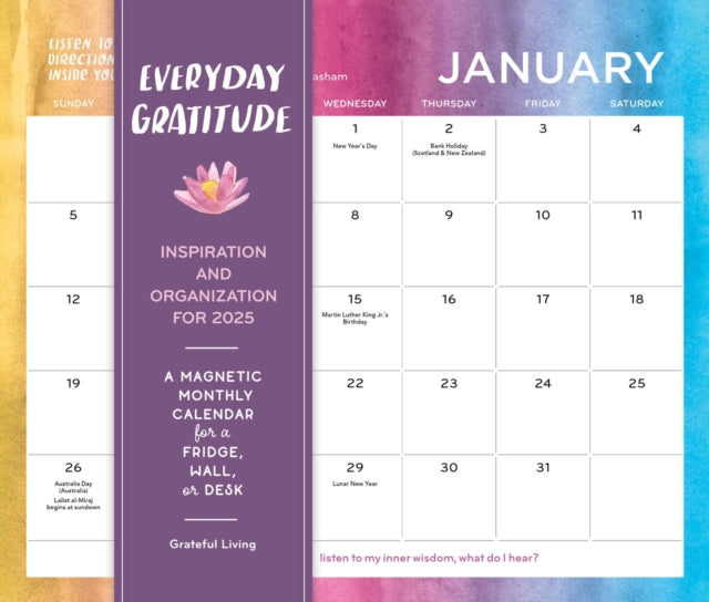 Everyday Gratitude Inspiration and Organization for 2025