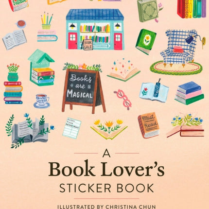 A Book Lovers Sticker Book