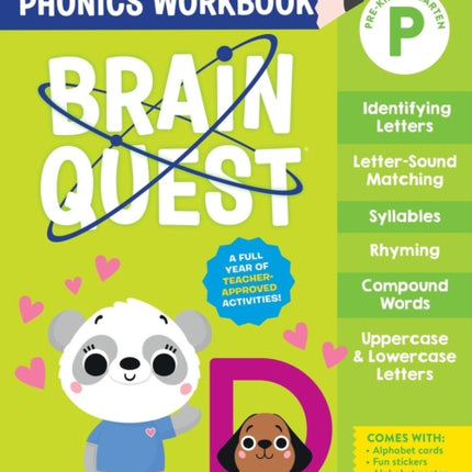 Brain Quest Phonics Workbook PreKindergarten