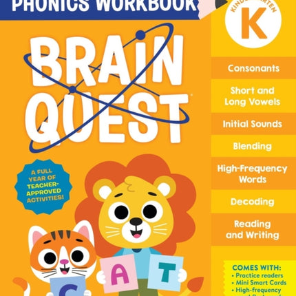 Brain Quest Phonics Workbook Kindergarten