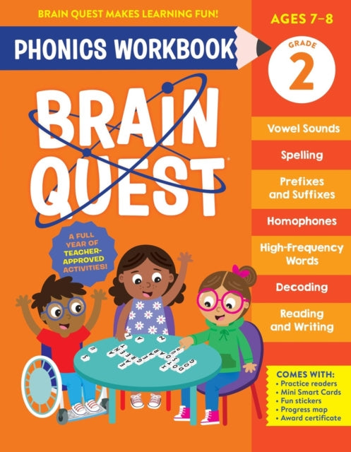 Brain Quest Phonics Workbook Grade 2