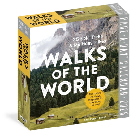 Walks of the World PageADay Calendar 2026