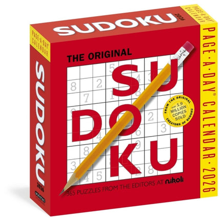 Original Sudoku PageADay Calendar 2026