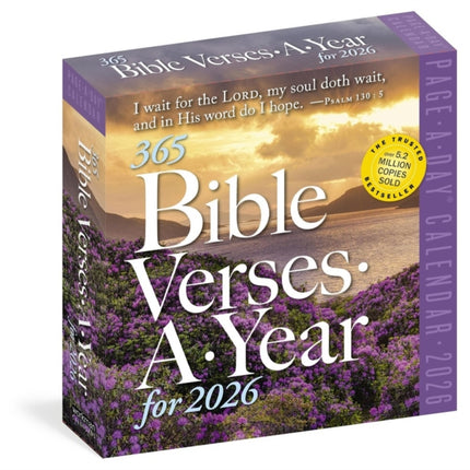 365 Bible VersesAYear PageADay Calendar 2026