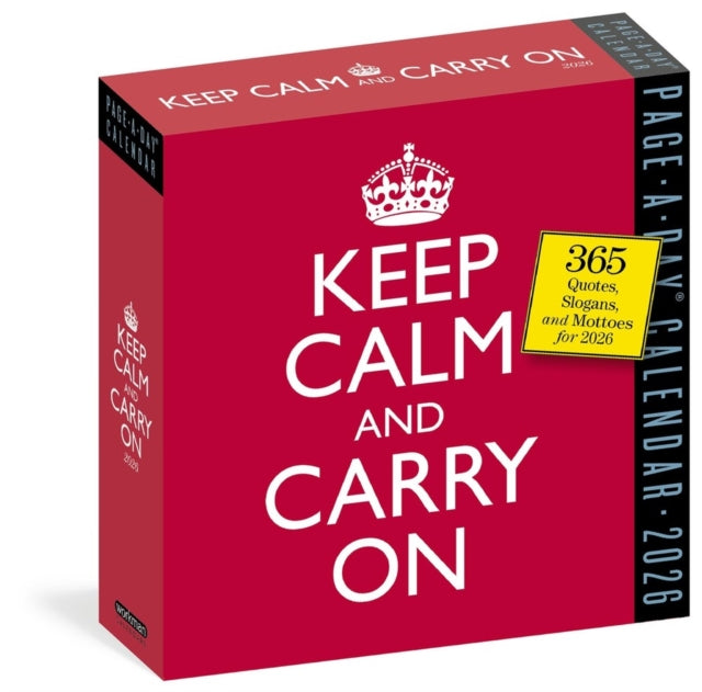 Keep Calm and Carry On PageADay Calendar 2026