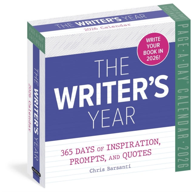 Writers Year PageADay Calendar 2026
