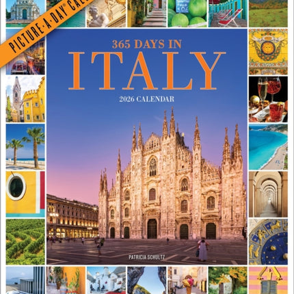 365 Days in Italy PictureADay Wall Calendar 2026