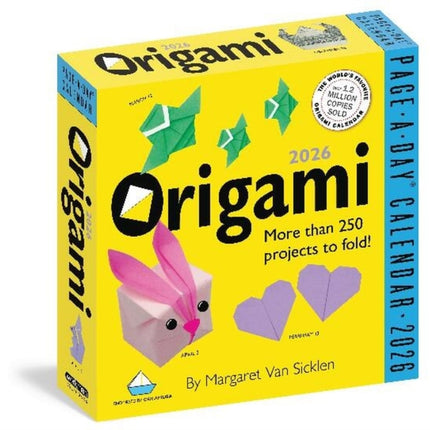 Origami PageADay Calendar 2026