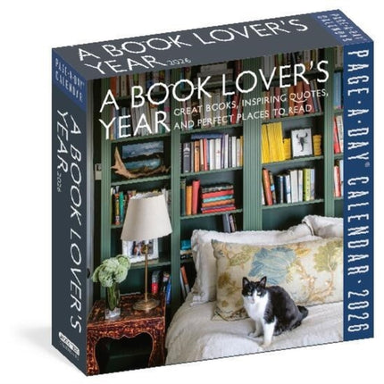 A Book Lovers Year PageADay Calendar 2026