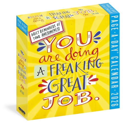 You Are Doing a Freaking Great Job PageADay
