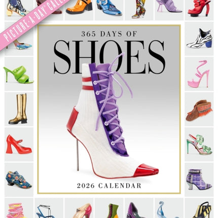 365 Days of Shoes PictureADay Wall Calendar 2026