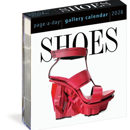 Shoes PageADay Gallery Calendar 2026