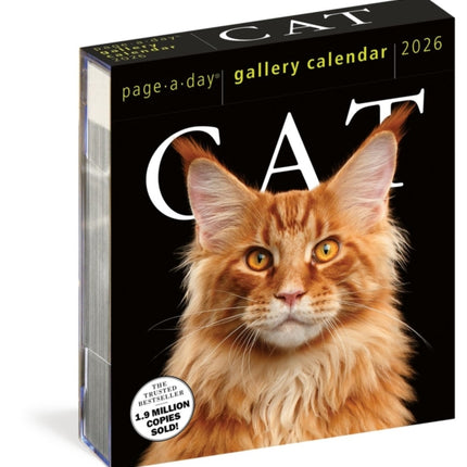 Cat PageADay Gallery Calendar 2026