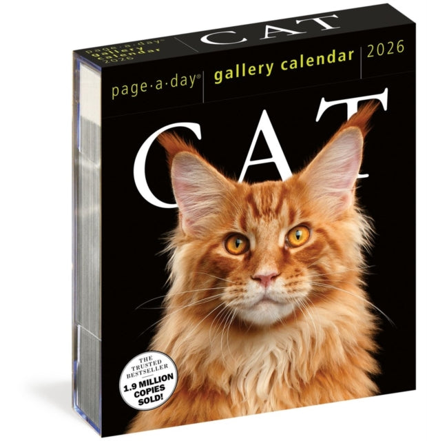 Cat PageADay Gallery Calendar 2026