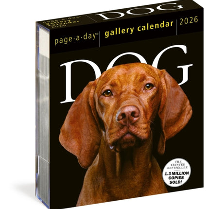 Dog PageADay Gallery Calendar 2026