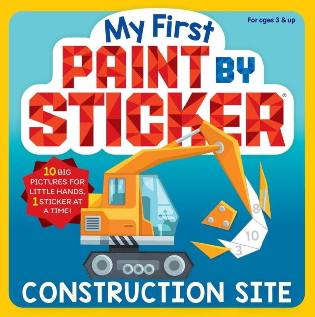 My First Paint by Sticker Construction Site