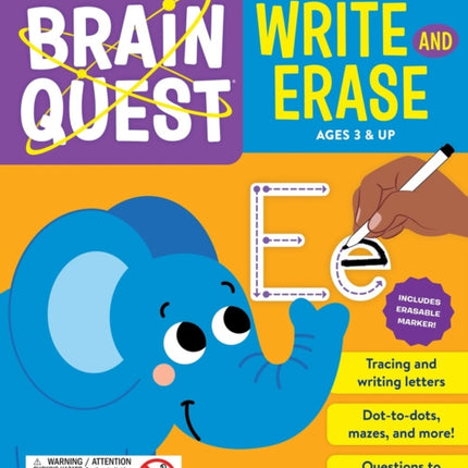 Brain Quest Write and Erase Alphabet Skills