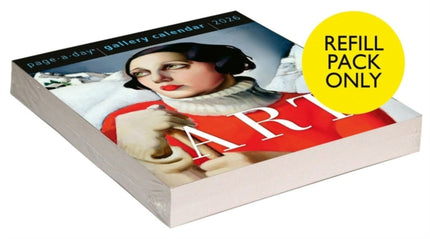 Art PageADay Gallery Calendar Refill Pack 2026