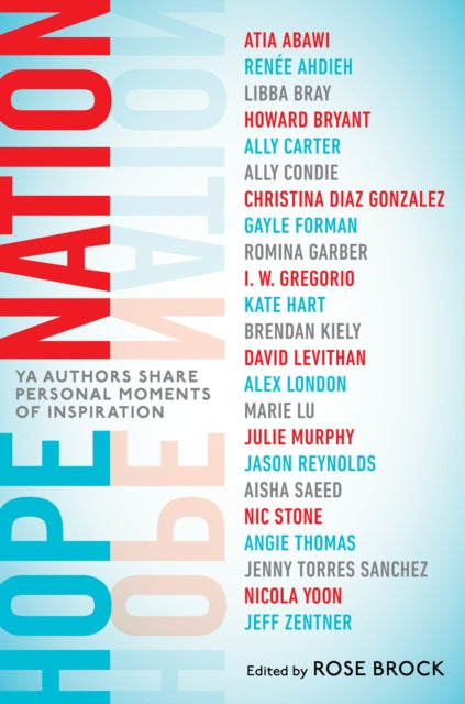 Hope Nation: YA Authors Share Personal Moments of